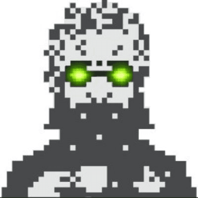 Normie #8362 with glowing green goggles